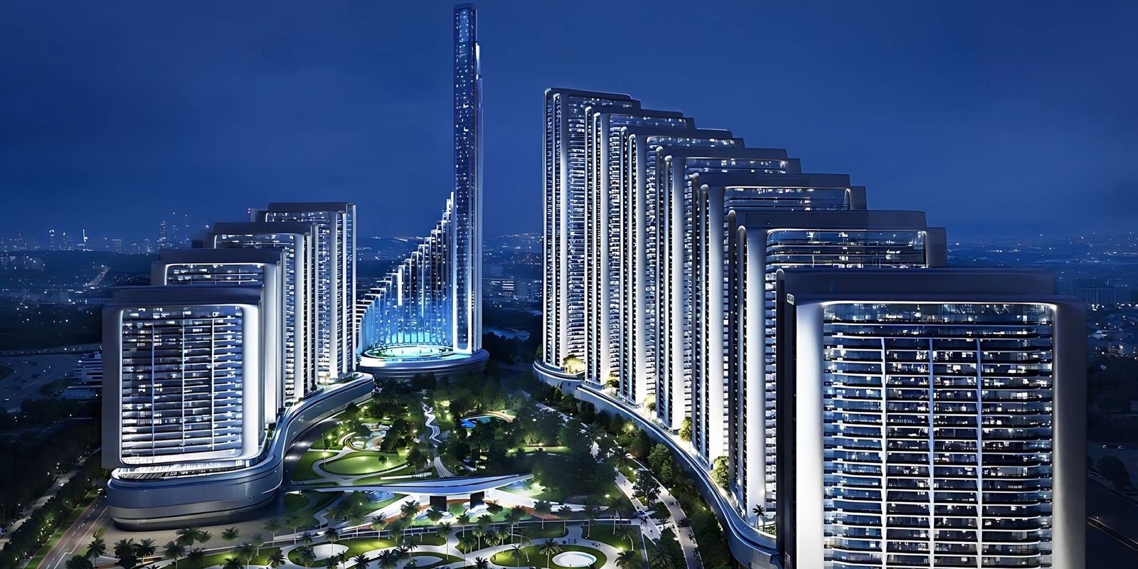 Vision Iconic Tower, Mercedes-Benz Places | Binghatti City, Meydan